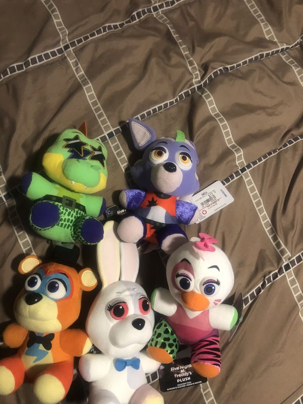 five nights at freddy's security breach plushies