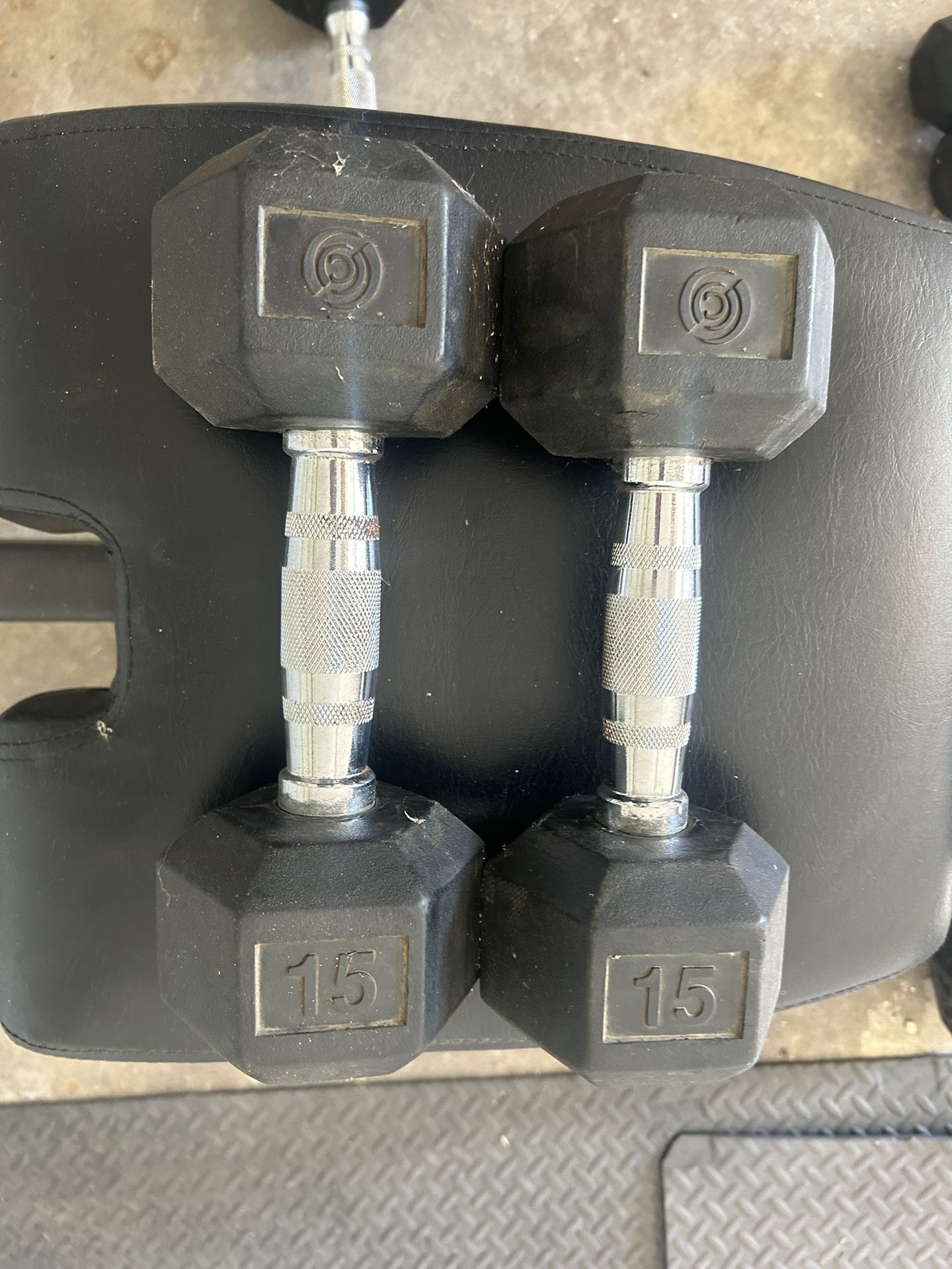 15 Lb Dumbbells