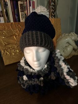 Handmade Scarf And Hat Set