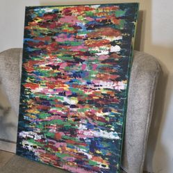 Colorful Textured Abstract Painting - Statement Wall Art