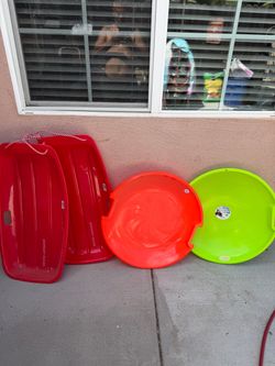 Snow Sleds Set of 4