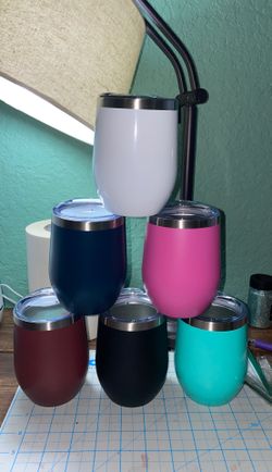 12 oz wine tumblers customizable
