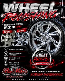 Wheel polishing