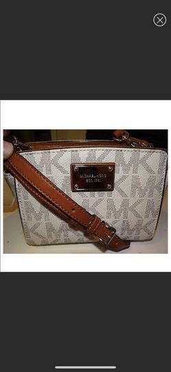 Michael Kors Specchio Vanilla Messenger Bag 