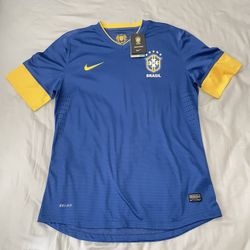 Nike Brazil Away Soccer 2013 Jersey (XL)