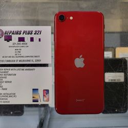 Unlocked Red 2022 iPhone SE 64gb