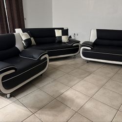 3-Piece Modern Couch Set – Clean & Stylish 🔥