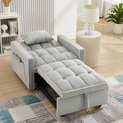 NEW Aukfa Sleeper Chair Bed, Convertible Pull Out Sofa Bed for Living Room Apartment,