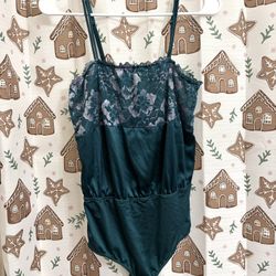 Green Lace Bodysuit