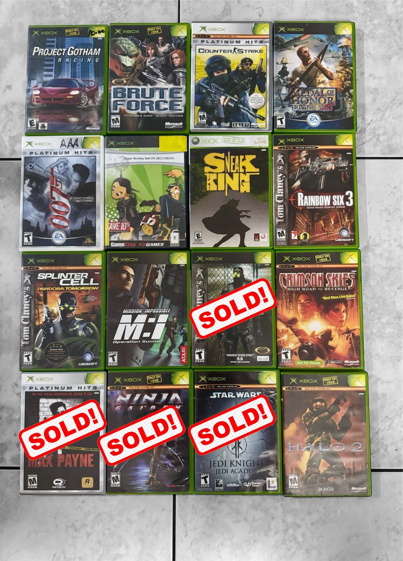 Xbox Games – $10