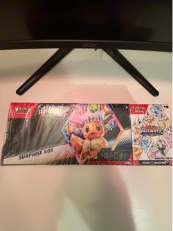 Prismatic evolutions special box + booster bundle