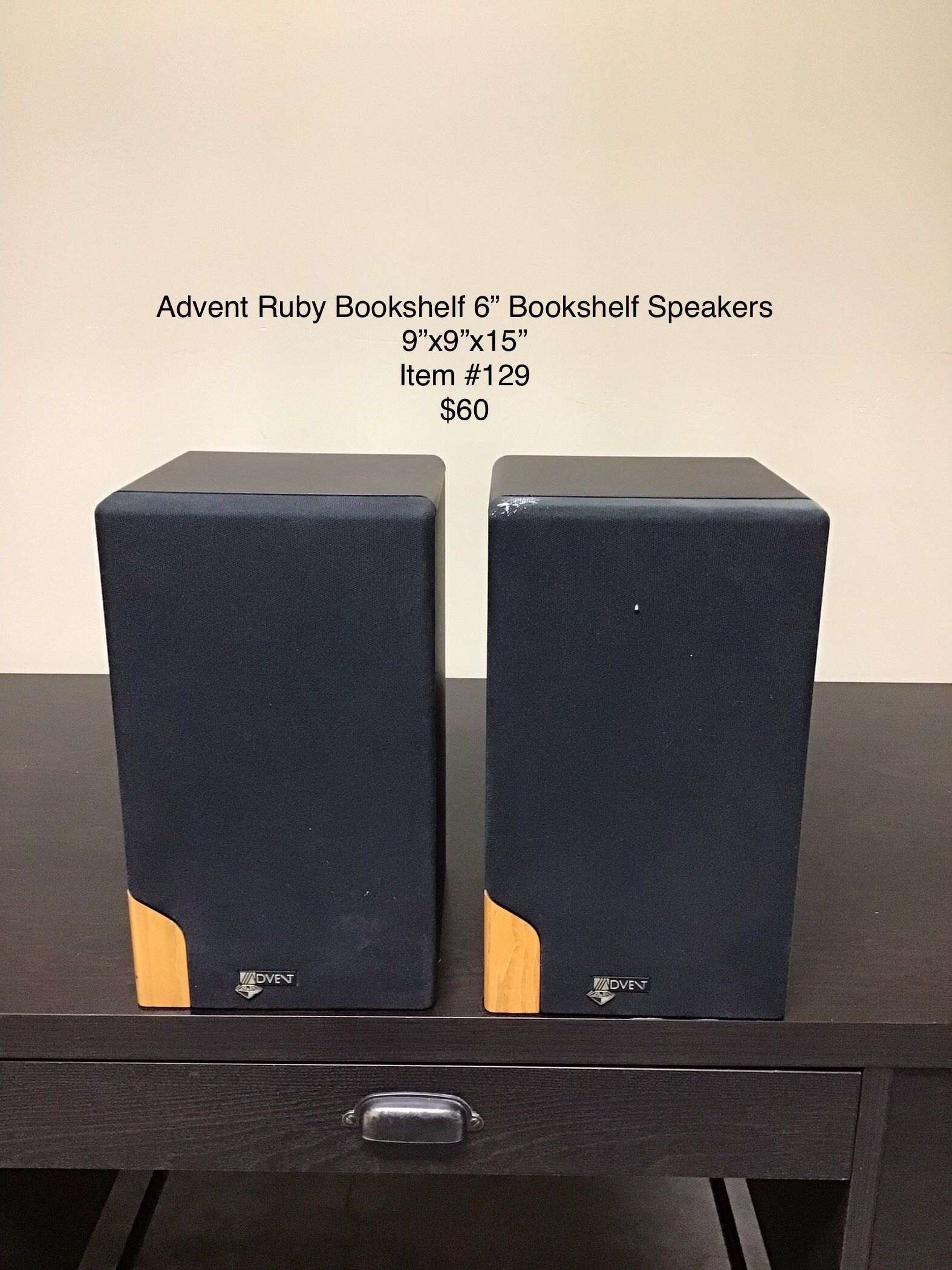 Advent bookshelf speakers sale