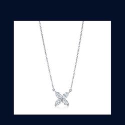 Tiffany Victoria Pendant With Real Diamonds 