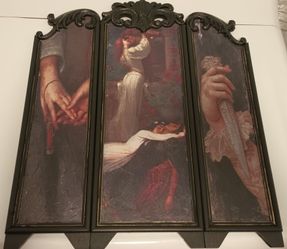 BRAND NEW 19" Romeo & Juliet Folding Screen in Ornate Frame by Ashland - $40 (Harahan)