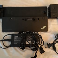 Lenovo laptop charger and docking station