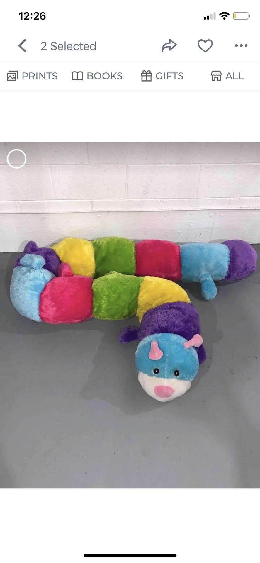 Large Caterpillar Plush