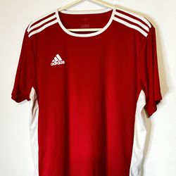 Adidas Red Soccer Style Shirt 