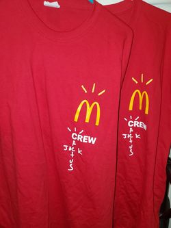Travis Scott McDonald crew tees