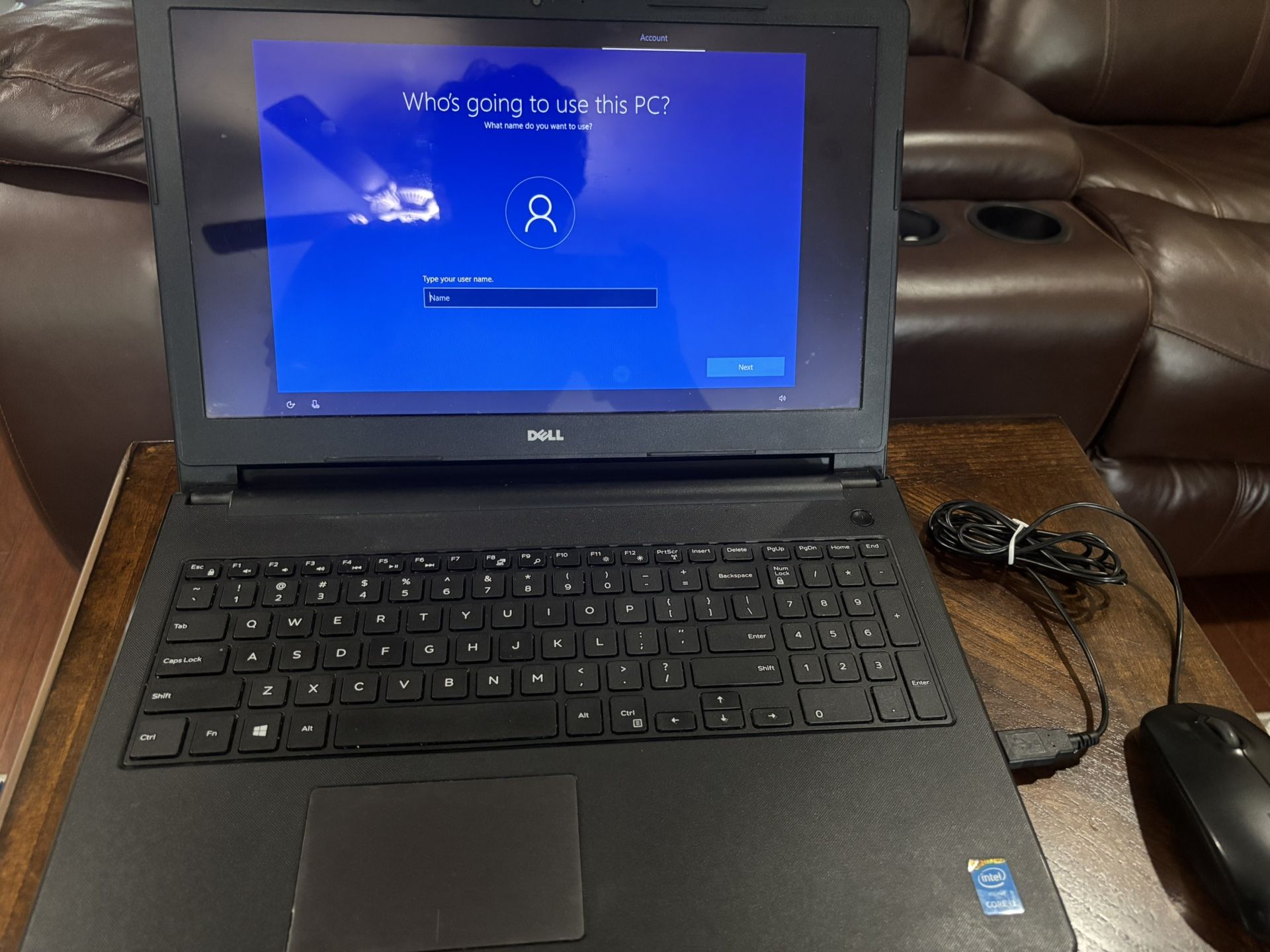 Dell Inspiron I3(contact info removed)BLK 15.6-Inch Laptop (Intel Core i3)