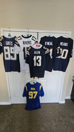 San Diego/LA Chargers NFL Jersey Lot of 6