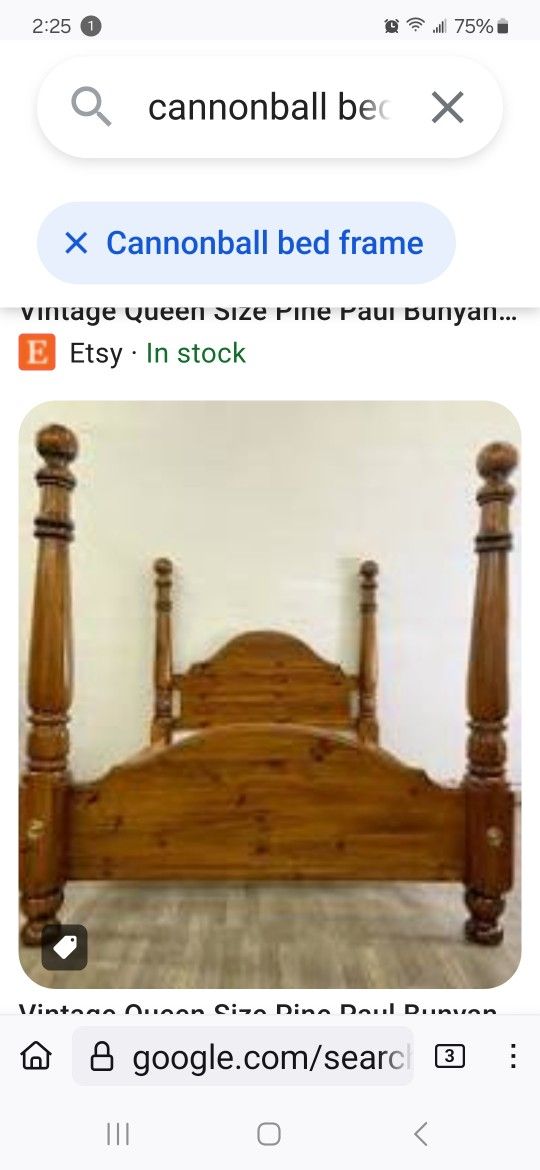 Antique Queen Bed Frame