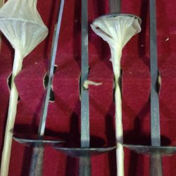 5 Stainless Steel Skewers 