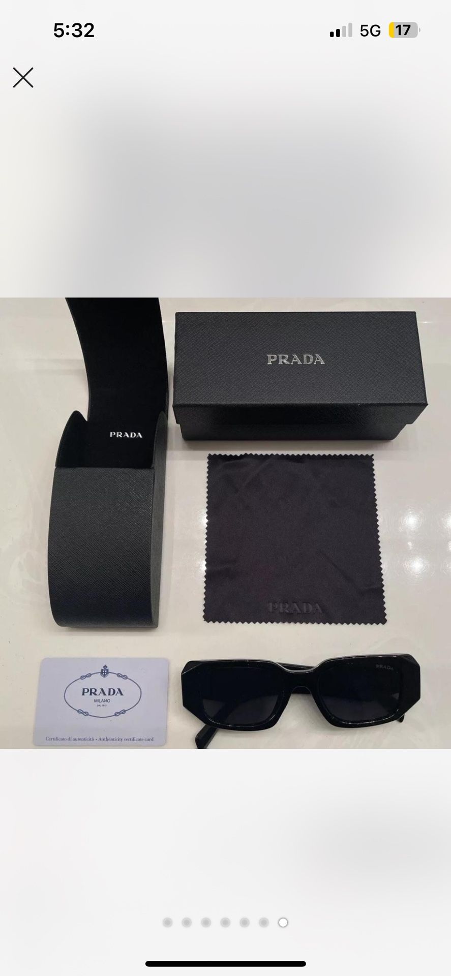 Prada PR08YS 1AB5S0 51mm Women's Modern Sunglasses