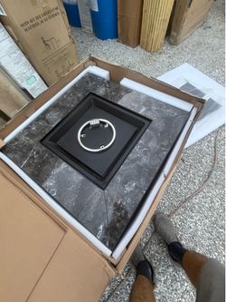 🔥 HOME DECORATORS COLLECTION RUTHERFORD MARBLE FIRE PIT – NEW IN BOX! 🔥  Hi everyone!  We have this beautiful Home Decorators Collection Rutherford 