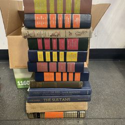 Antique vintage books