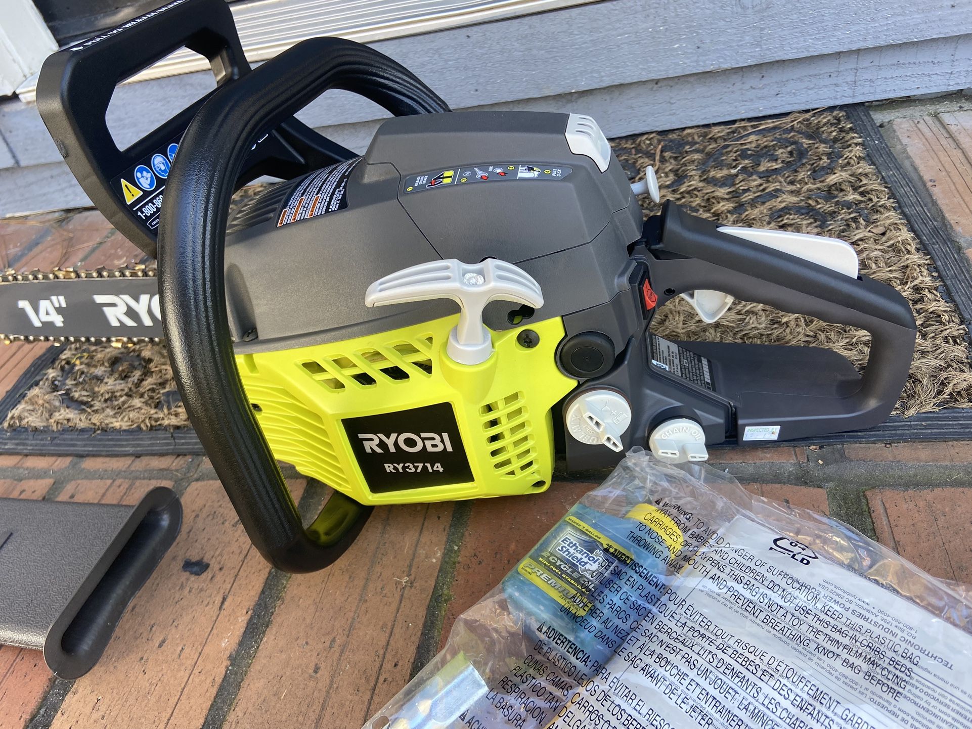 How To Operate A Ryobi Chainsaw Models RY3716 RY3714 Safety, 57 OFF