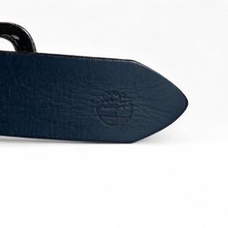 Timberland Genuine Leather Belt Dark Blue / Black Distressed Patina 45”