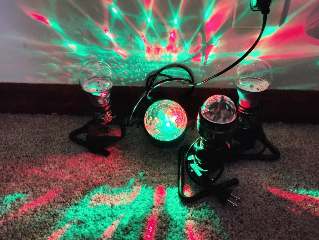 Dj Party Lights Set Of Four