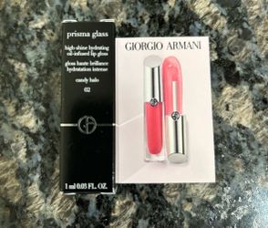 NEW GIORGIO ARMANI PRISMA GLASS HYDRATING LIP GLOSS IN CANDY HALO $7!!