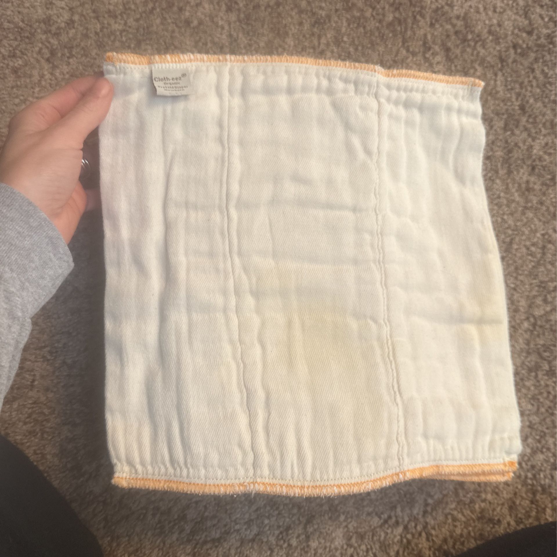 Newborn Organic Prefold Cloth Diapers