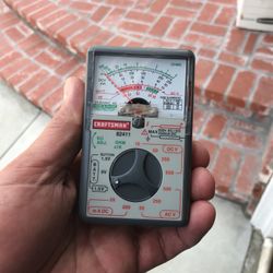 VTG Sears Analog Multitester 18 Range Model 9-82411