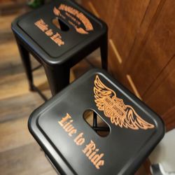 HD Harley-Davidson Stool Set New Custom