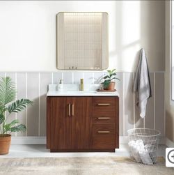 Vanity 42" with Composite stone top