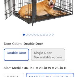 Dog Kennel - 2 Door - M/ L