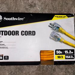 Brand New Outdoor/Indoor Extra Duty Power Cord