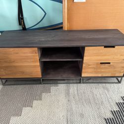 CB2 TV CONGO WOOD MEDIA ENTERTAINMENT STAND
