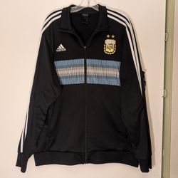 Adidas Argentina AFA National Football Team Full Zip Track Jacket Size 2XL