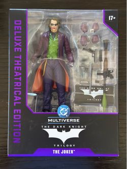 The Dark Knight DC Multiverse The Joker (Deluxe Theatrical Edition) Action Figure