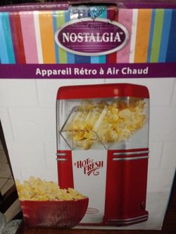 Style hot air popcorn
