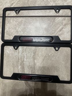 Subaru Sti License Plate Frame
