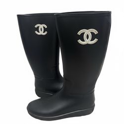 Chanel Rain Boots