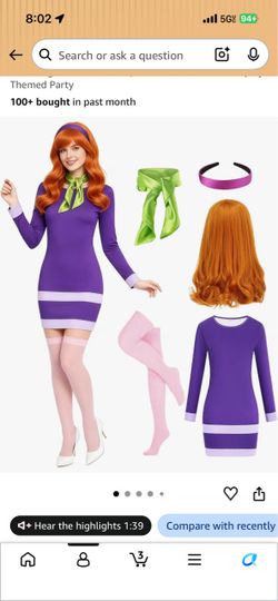 Halloween Daphne XS complete costume new in box