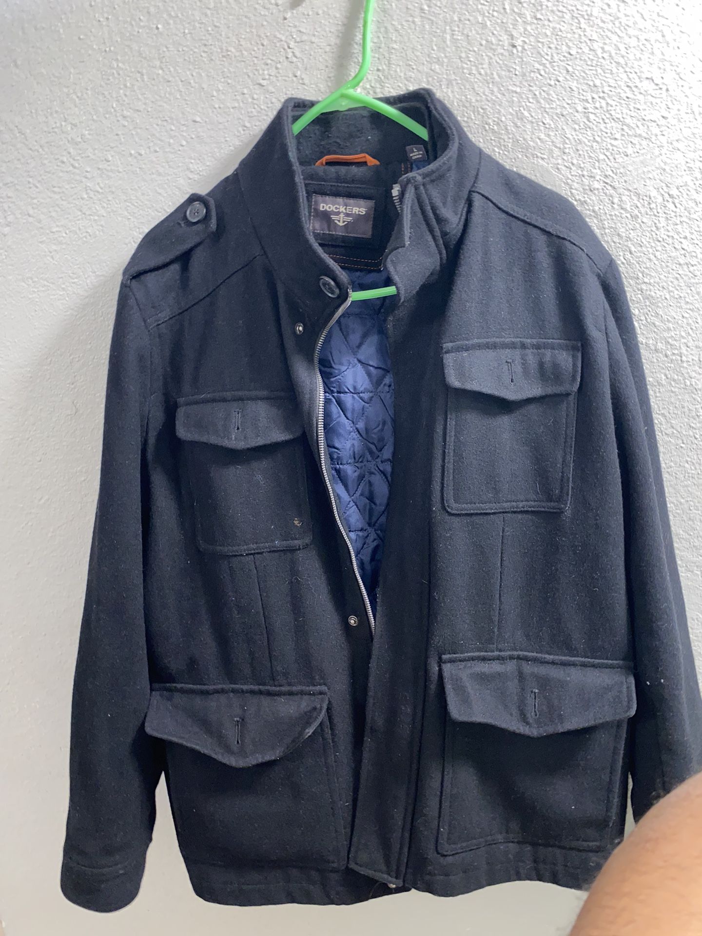 Black docker’s Large Fleece Insulated jacket