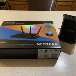 Netgear Nighthawk and netgear modem cm700