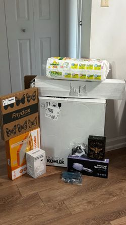 Lot, set, garage sale, massage, mirror, for kids, for hair