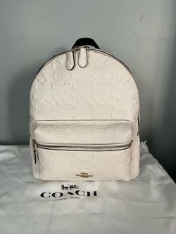 Coach Charlie Backpack In Signature Leather
